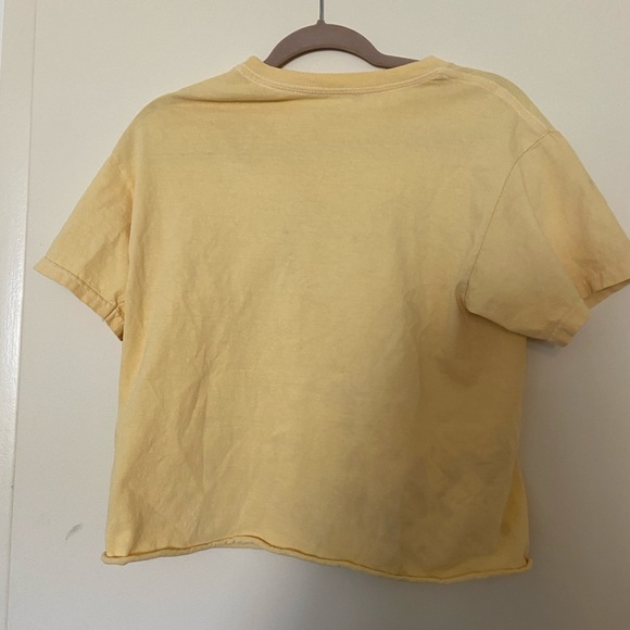 Brandy Melville yellow t shirt crop - Picture 6 of 6